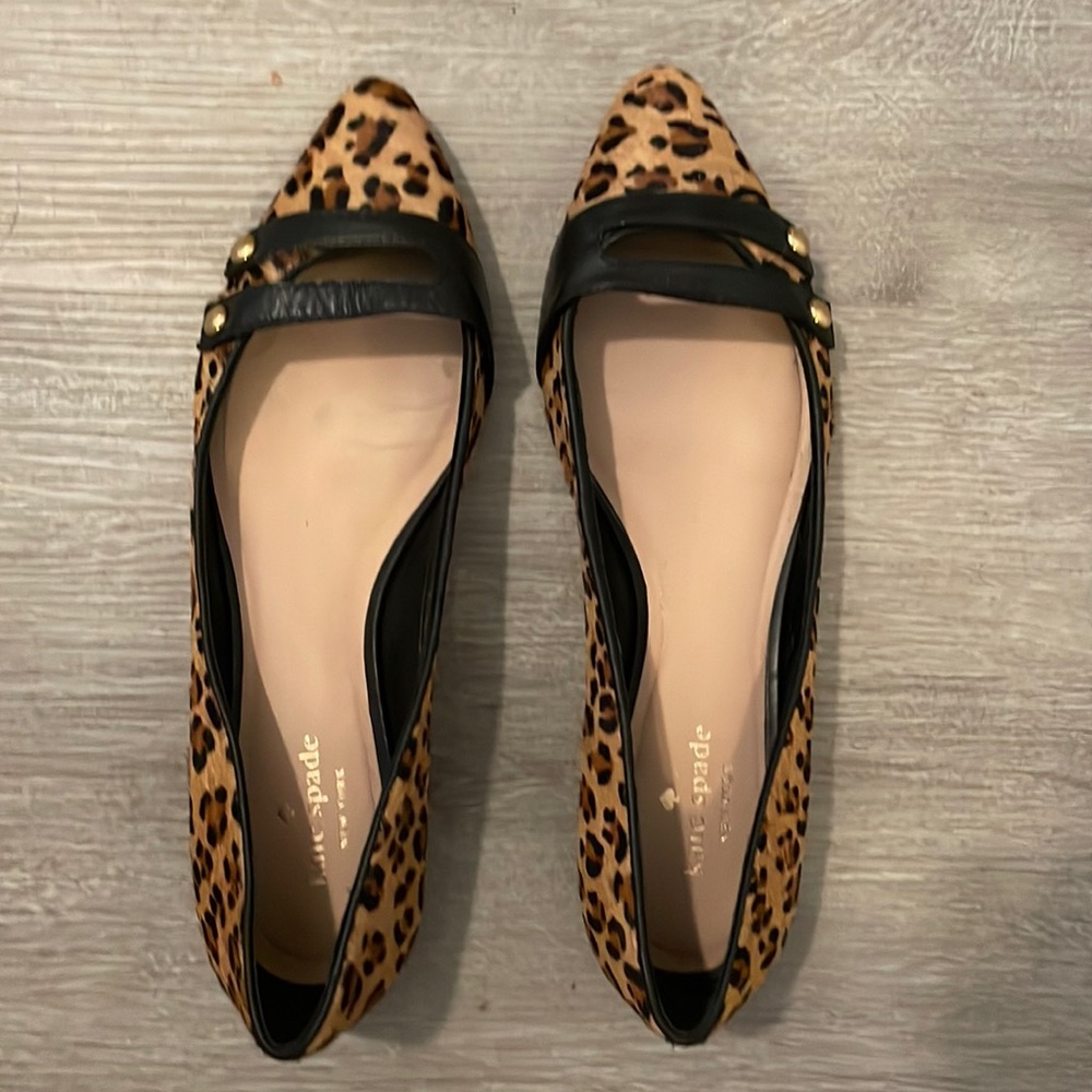 Kate Spade cheetah flats